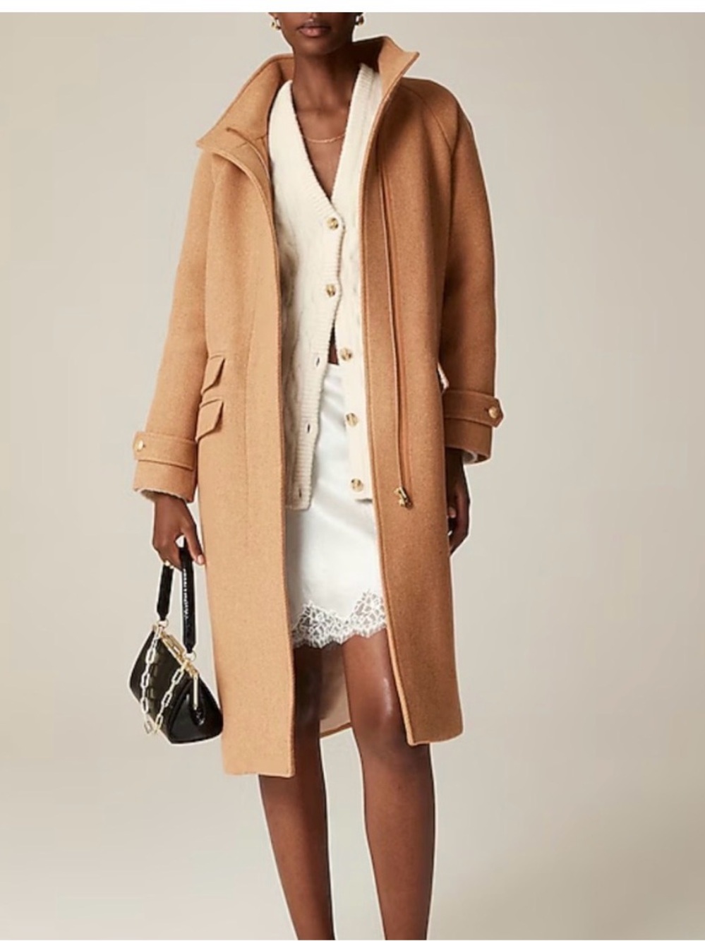 J. Crew Toscana coat in Italian stadium-cloth wool blend, size 4 - Picture 2 of 12
